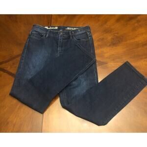 Madewell High Riser Skinny Skinny Ankle Dark Wash Jeans 70s Vibes - Size 25"